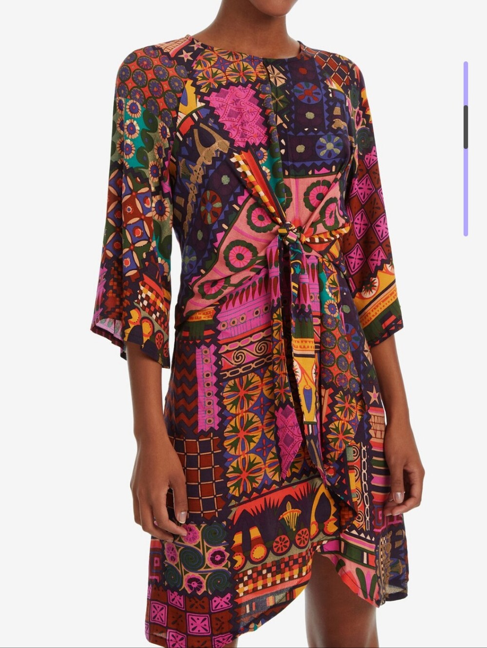 Desigual Multicolor Patchwork Giulia Dress